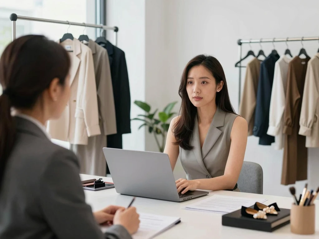 Professional wardrobe consultation session at Khelvornphor